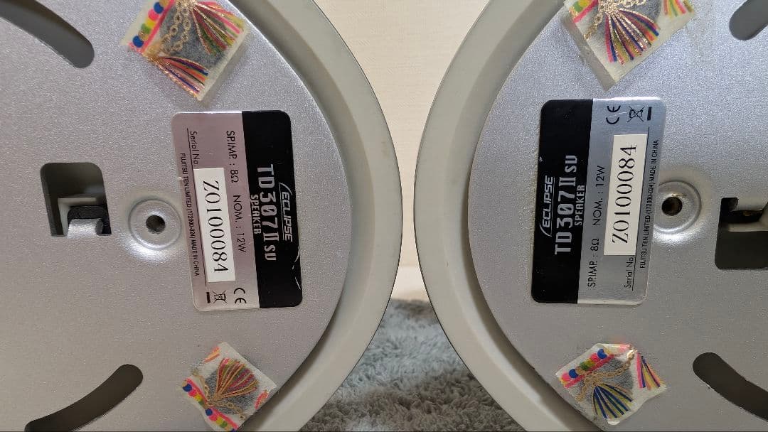 DENSO TEN ECLIPSE TD307 Ⅱ ペア シルバー