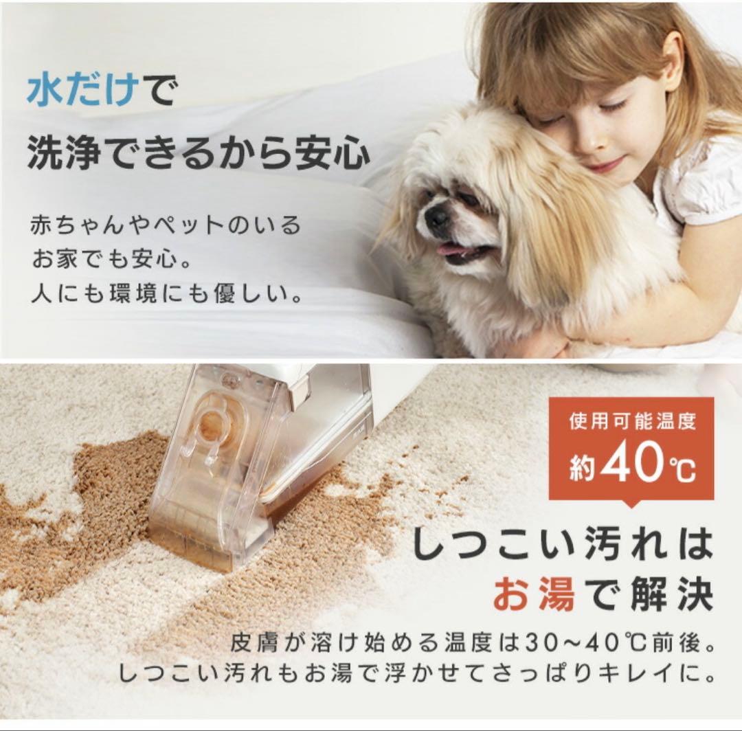 アイリスオーヤマ リンサークリーナー RNS-B200D-HW ハンディタイプ