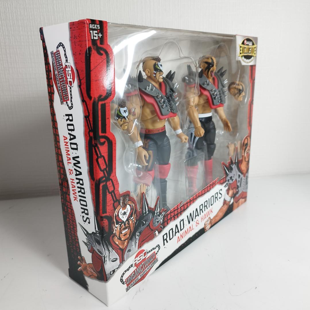 WWE ロードウォリアーズ フィギュア レッド ムタ アニマル プロレ I490