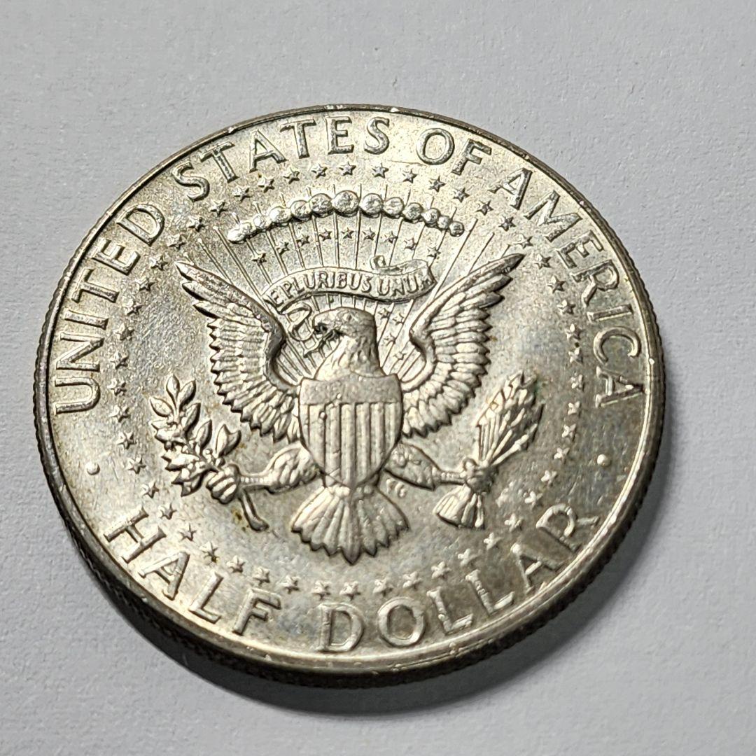 5707. 極美品 1967年 アメリカ ケネディ ハーフダラー