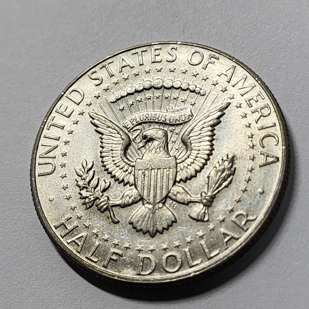 5707. 極美品 1967年 アメリカ ケネディ ハーフダラー