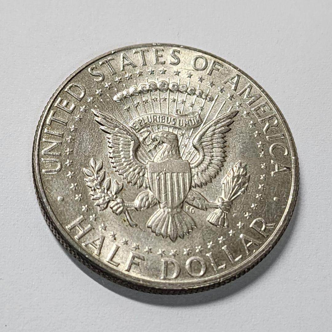 5707. 極美品 1967年 アメリカ ケネディ ハーフダラー