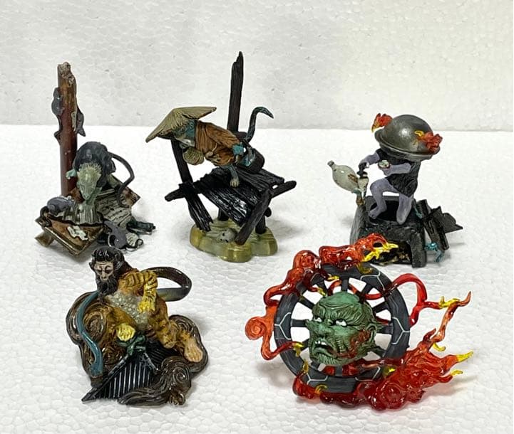 【送料無料】百鬼夜行 妖怪コレクション ５体セット フルタ