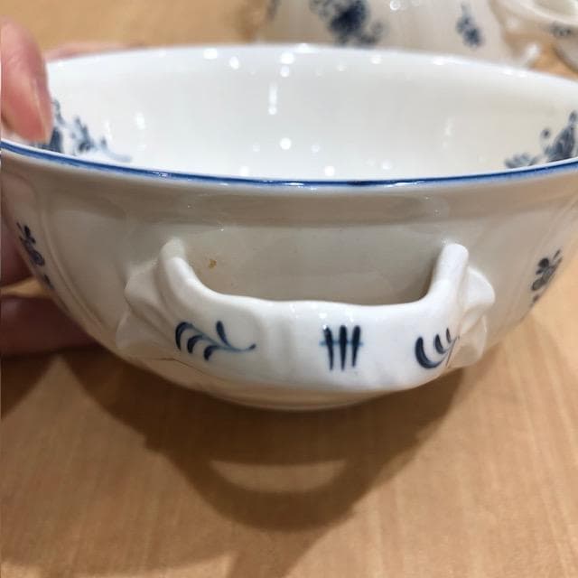 ノリタケクラフトーン　スープ皿カップ＆ソーサー×5セット