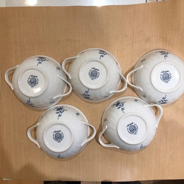 ノリタケクラフトーン　スープ皿カップ＆ソーサー×5セット