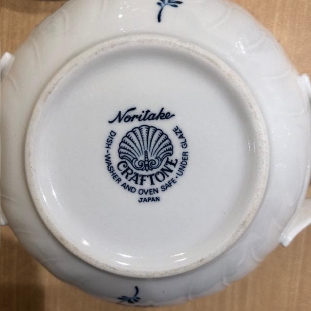 ノリタケクラフトーン　スープ皿カップ＆ソーサー×5セット