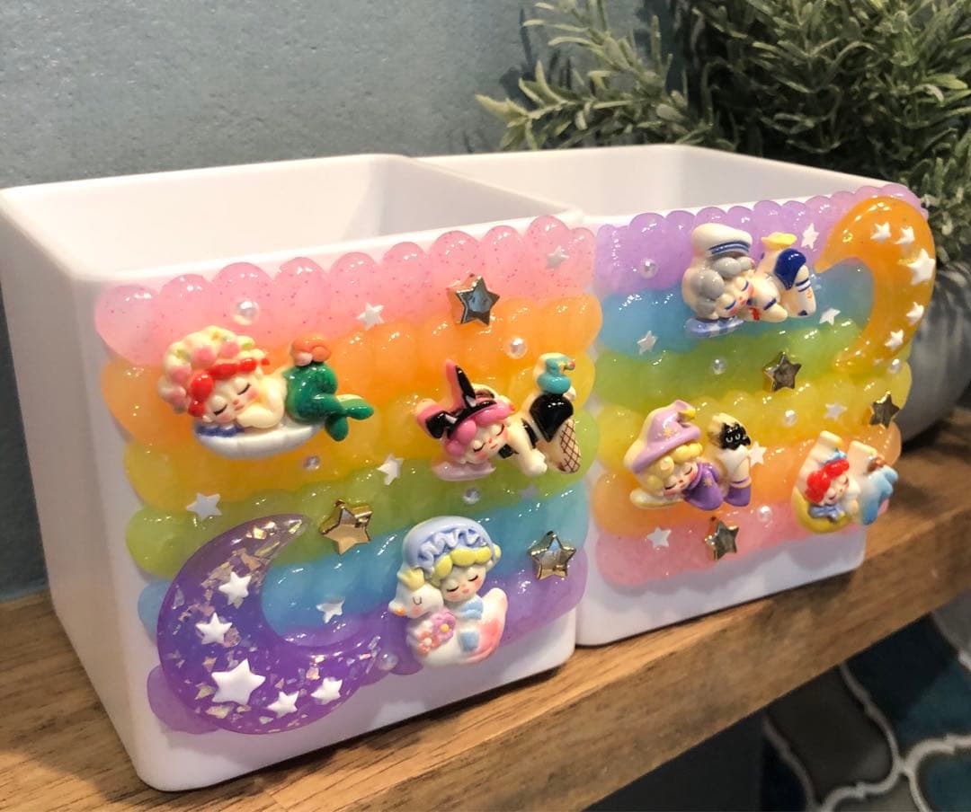 【ハンドメイド】ホイップデコ　ペン立て