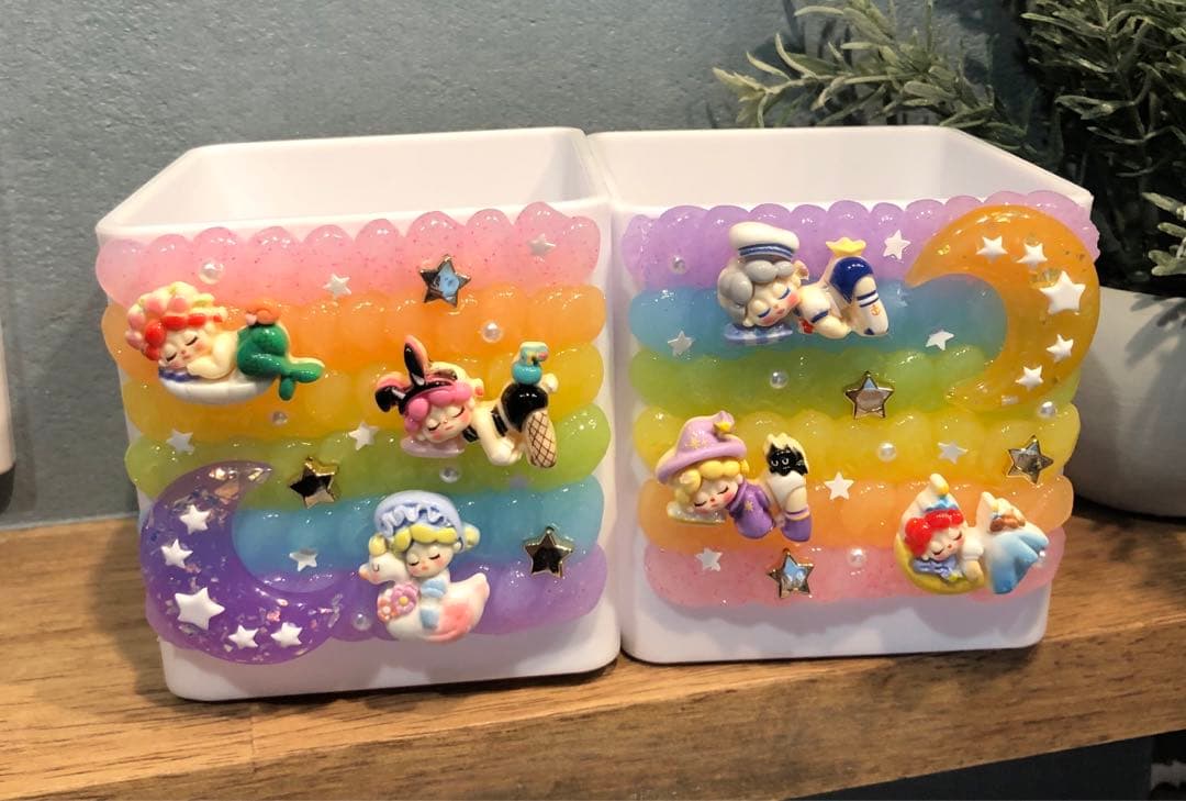 【ハンドメイド】ホイップデコ　ペン立て