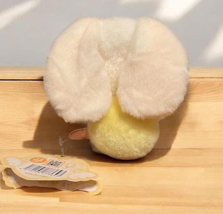 ホワイトぬいぐるみ オレンジリボン付き