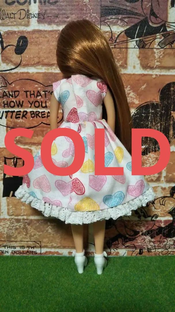リカちゃん 服  ハンドメイド 人形服  洋服    2611