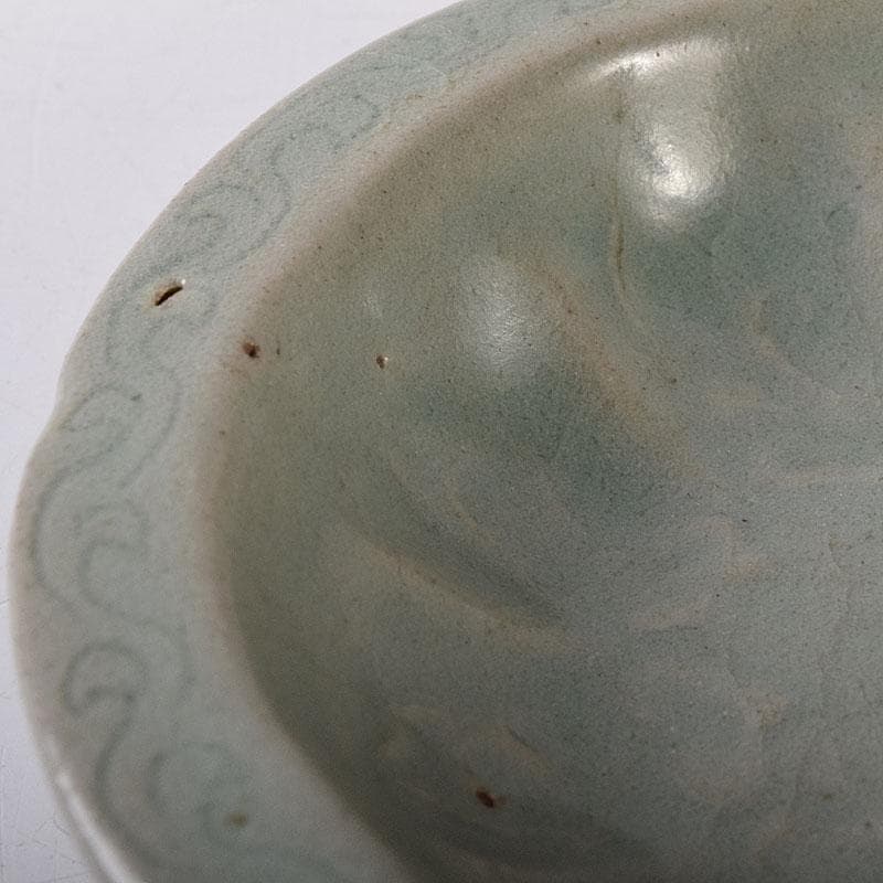 中国　龍泉窯　粉青釉　小皿　小鉢　古玩器　C　R8467