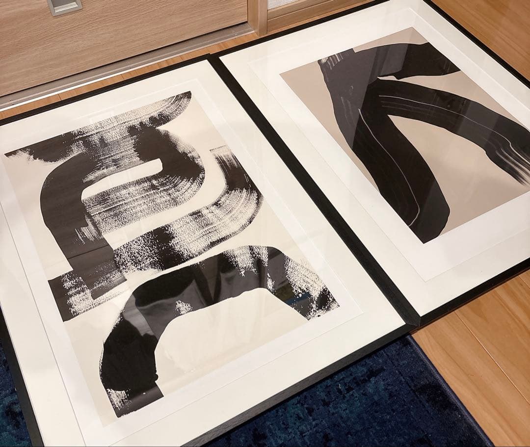 2点セット フレーム 額縁 付き The Poster Club