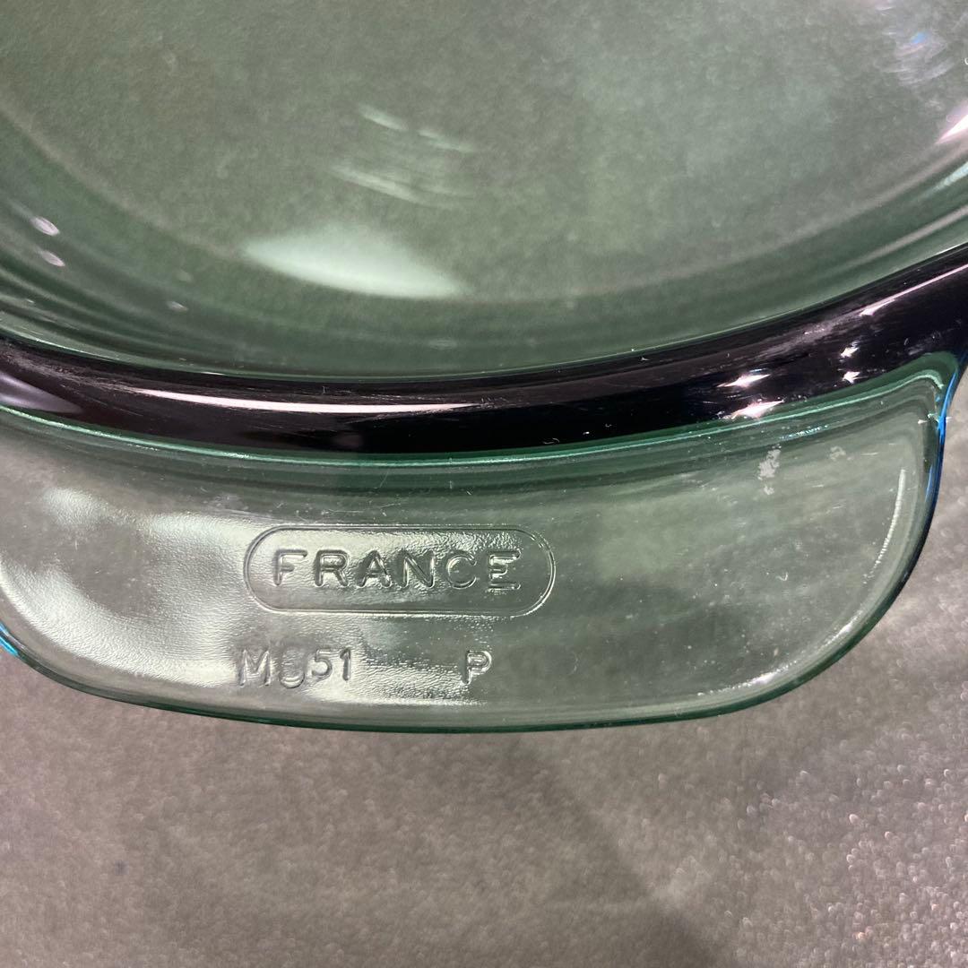 【希少⭐︎グリーン】 パイレックス　ガラス両手鍋 29cm 長期保管品 箱無し