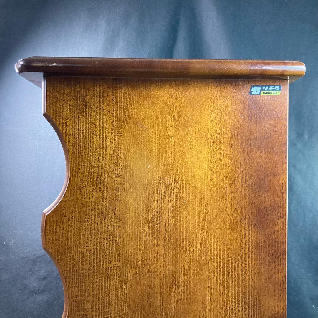 《カリモク》5段スリッパラック コロニアル ウッドラック カリモクファニチャー