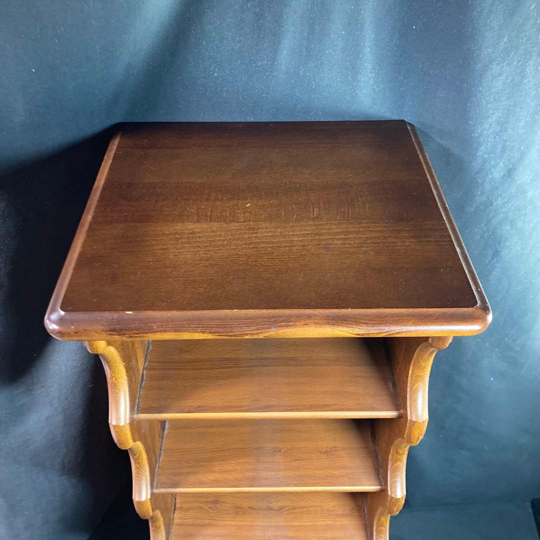 《カリモク》5段スリッパラック コロニアル ウッドラック カリモクファニチャー