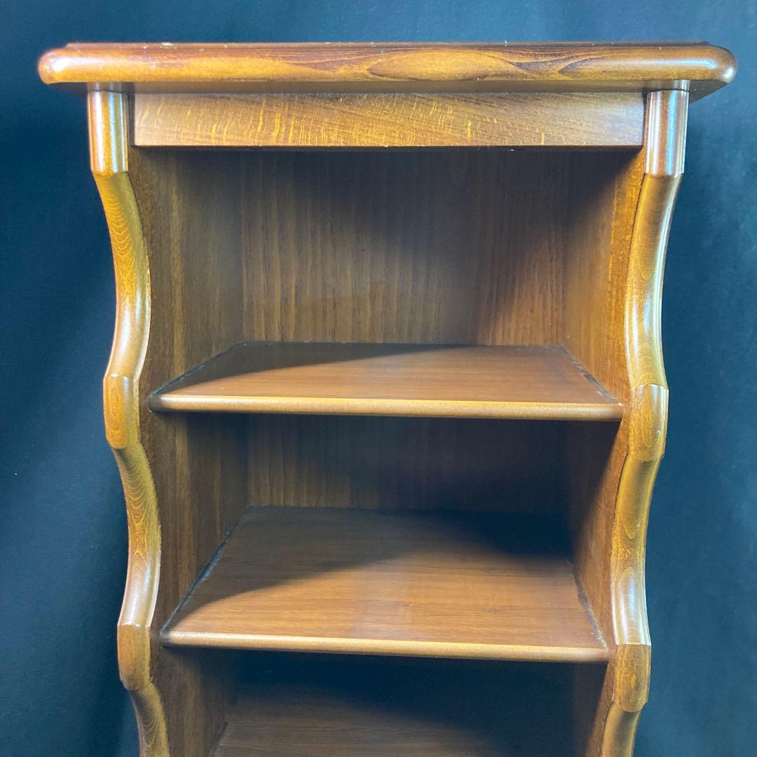 《カリモク》5段スリッパラック コロニアル ウッドラック カリモクファニチャー