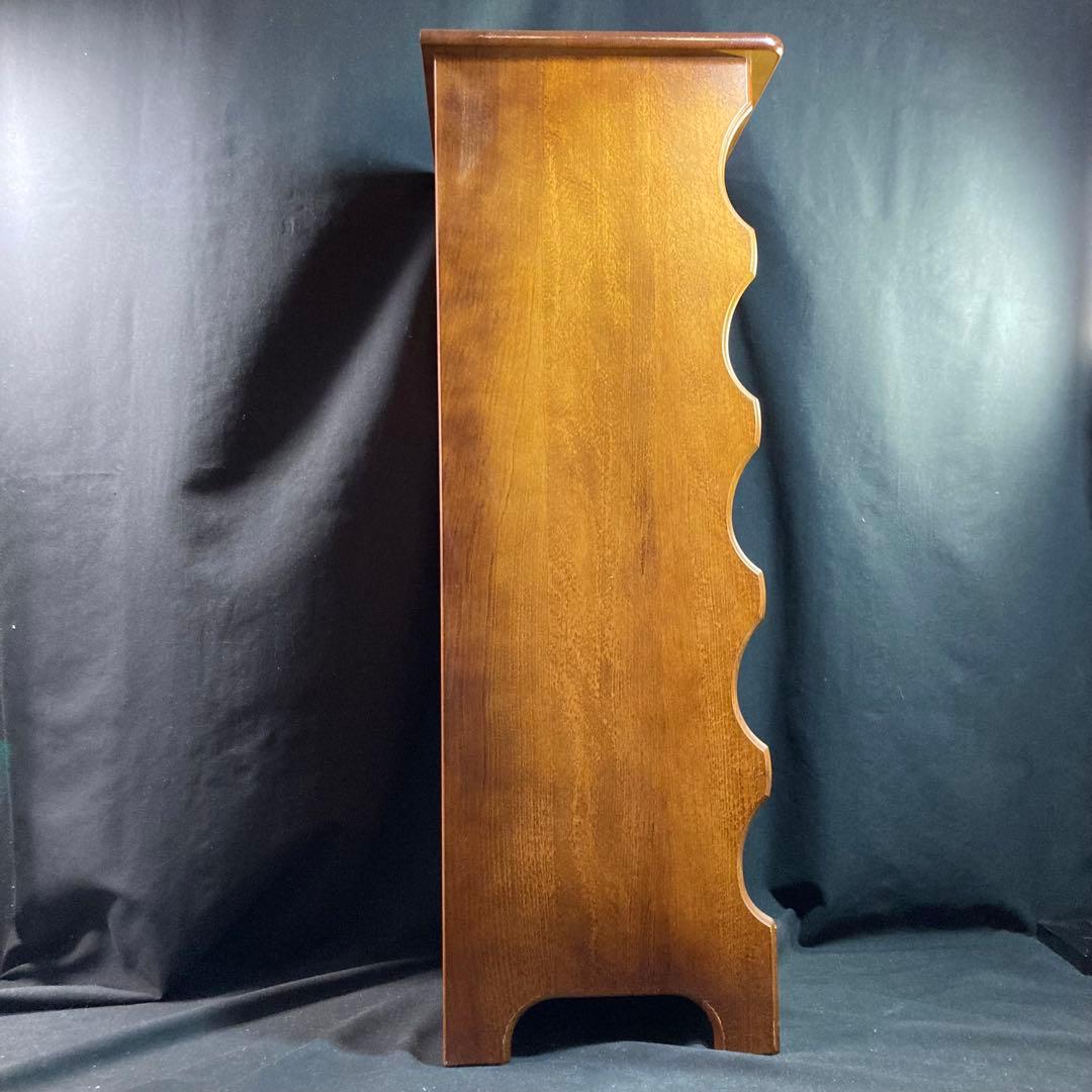 《カリモク》5段スリッパラック コロニアル ウッドラック カリモクファニチャー