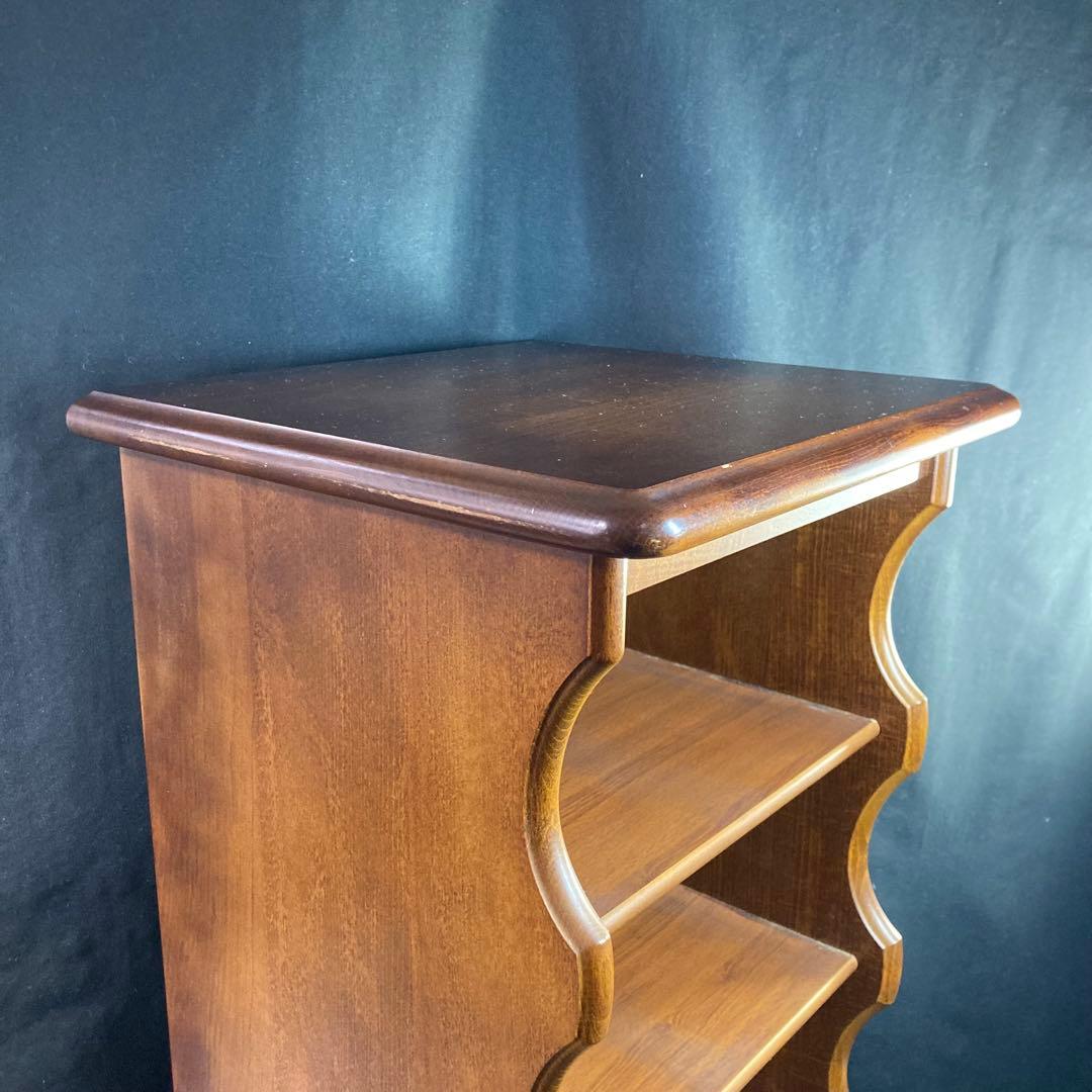 《カリモク》5段スリッパラック コロニアル ウッドラック カリモクファニチャー