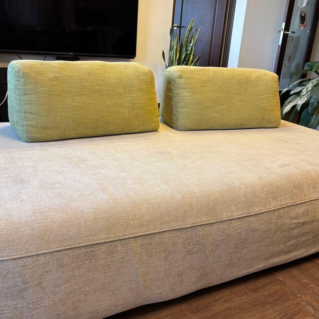 大塚家具 アイランドソファ パズル 2点セット クッション付 送料込 設置込