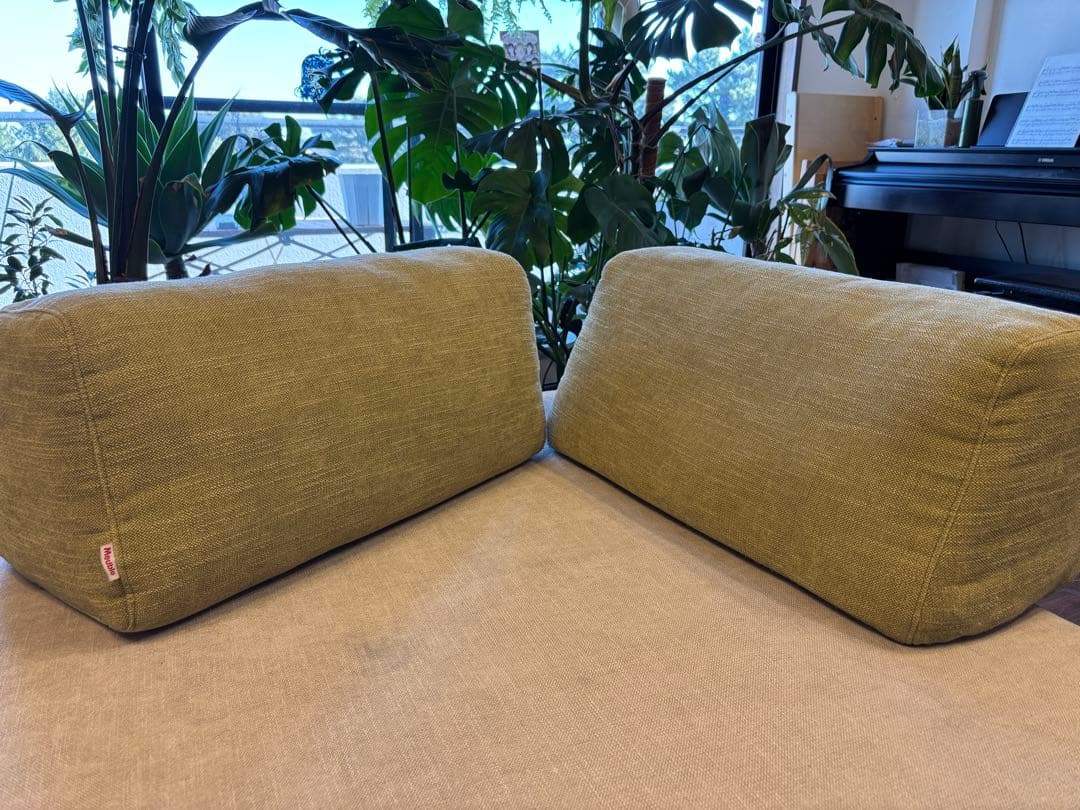 大塚家具 アイランドソファ パズル 2点セット クッション付 送料込 設置込