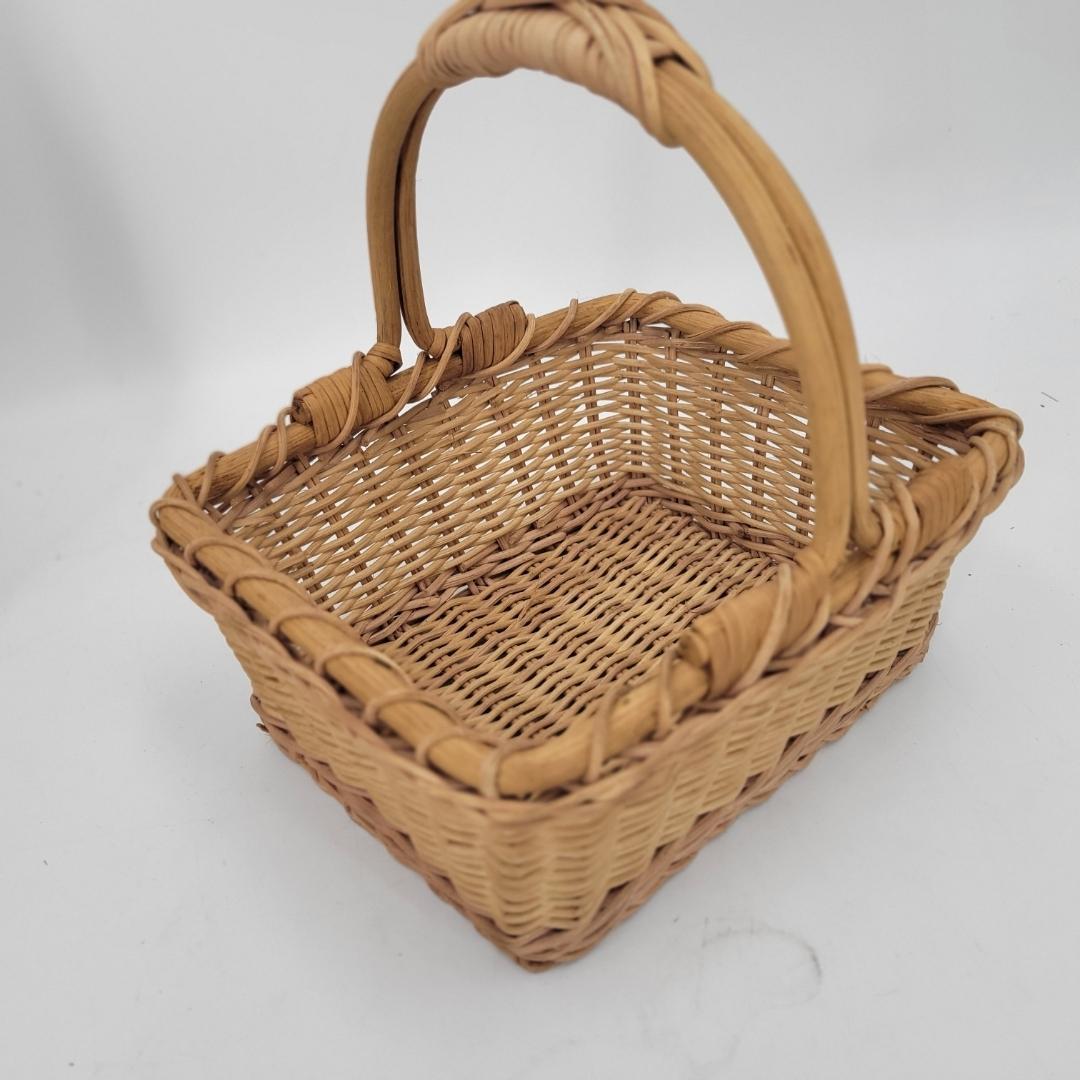 籐 竹 かご トレー バスケット 5点 セット