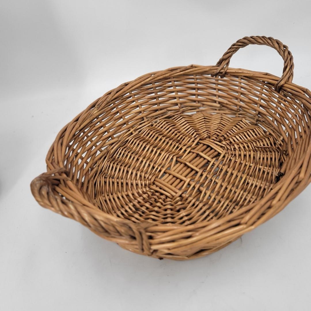 籐 竹 かご トレー バスケット 5点 セット