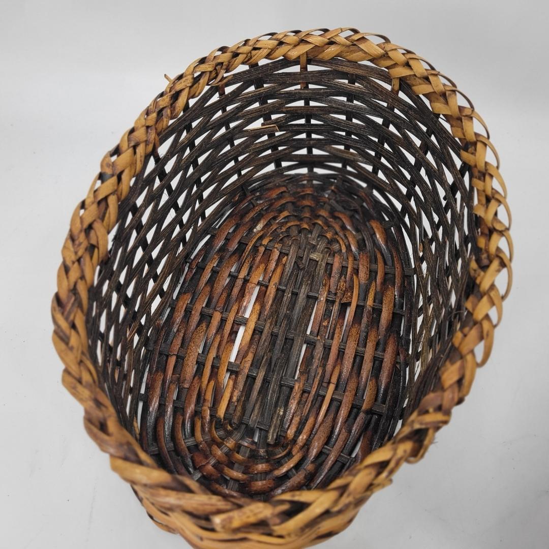 籐 竹 かご トレー バスケット 5点 セット