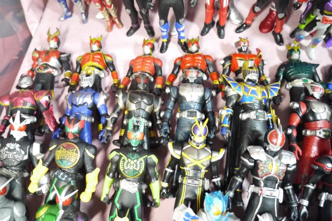 ライダーヒーローシリーズ　ビッグサイズソフビフィギュア　など　112体セット