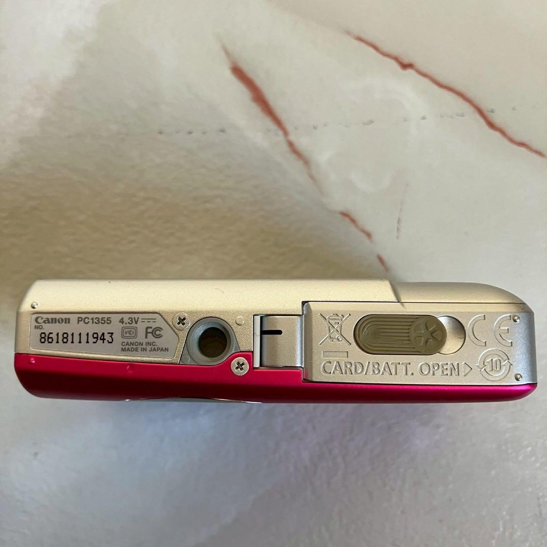 Canon IXY DIGITAL 110 IS レッド