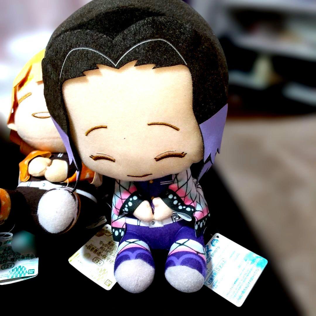 #鬼滅の刃 ぽふっとでっかいぬいぐるみ しのぶ 善逸 炭治郎 禰豆子 ４体セット