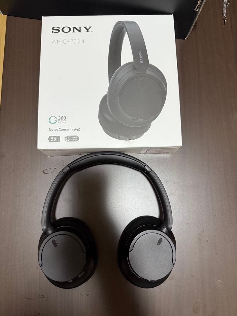 SONY WH-CH720N ワイヤレスヘッドホン ブラック