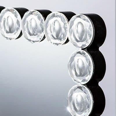 要問い合せ♥️海外インテリア空間♥️サロンにも♪三面鏡　卓上ミラー　鏡　キラキラ