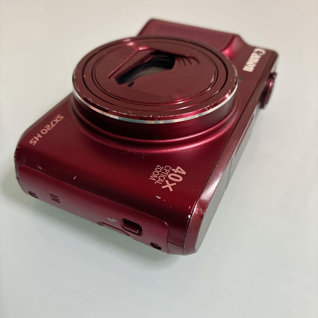 動作品 Canon PowerShot SX720 HSレッド 訳アリ デジカメ