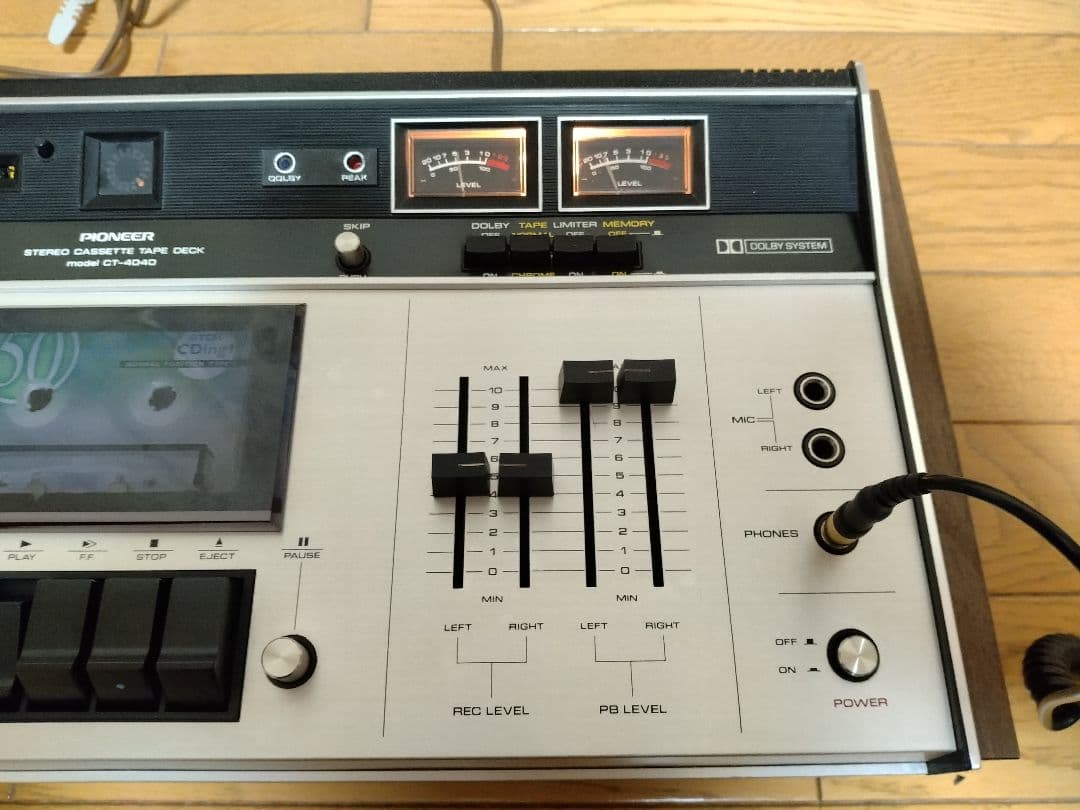 メンテ済 パイオニア PIONEER CT-4040A カセットデッキ レア機