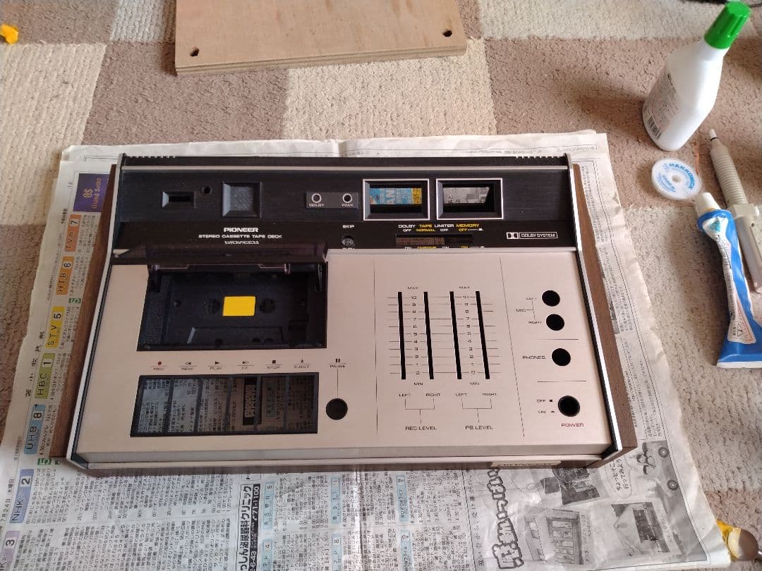 メンテ済 パイオニア PIONEER CT-4040A カセットデッキ レア機