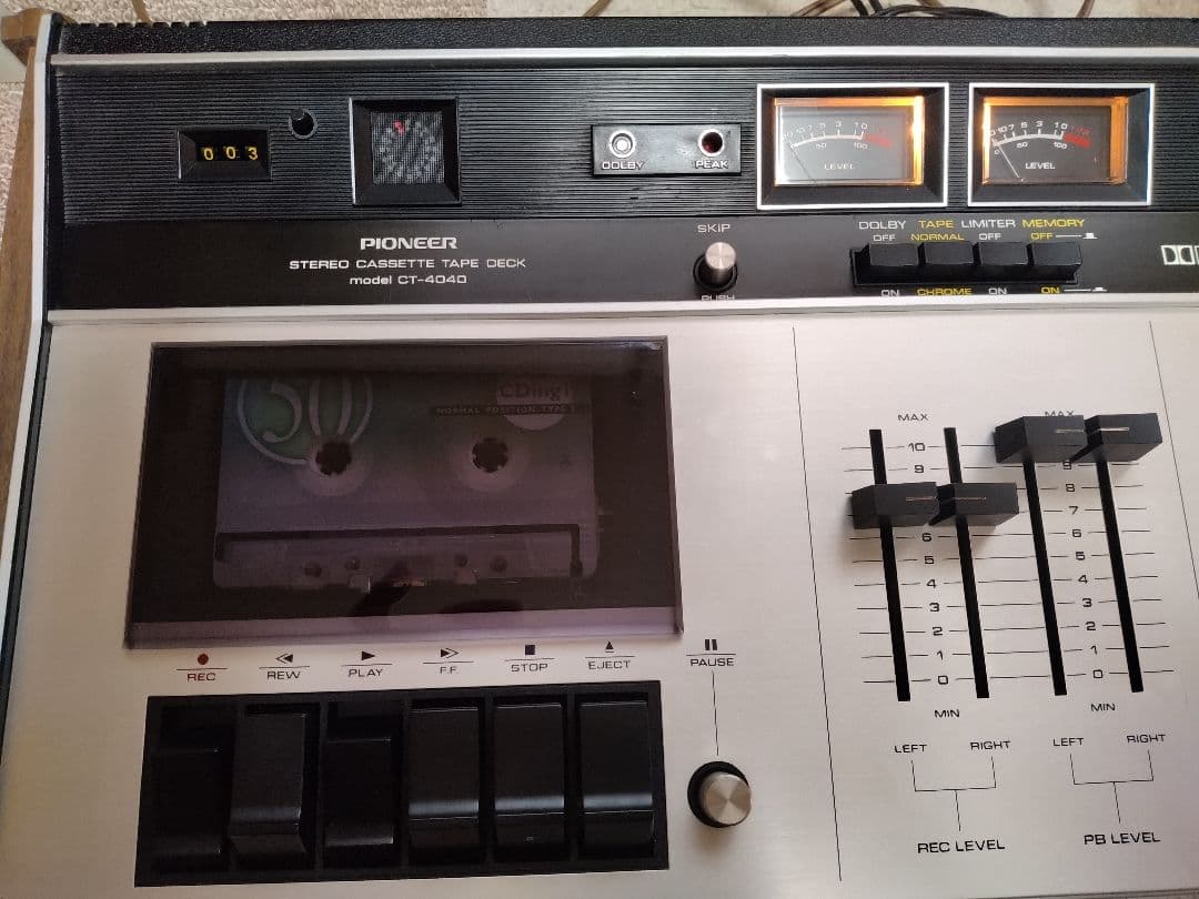 メンテ済 パイオニア PIONEER CT-4040A カセットデッキ レア機