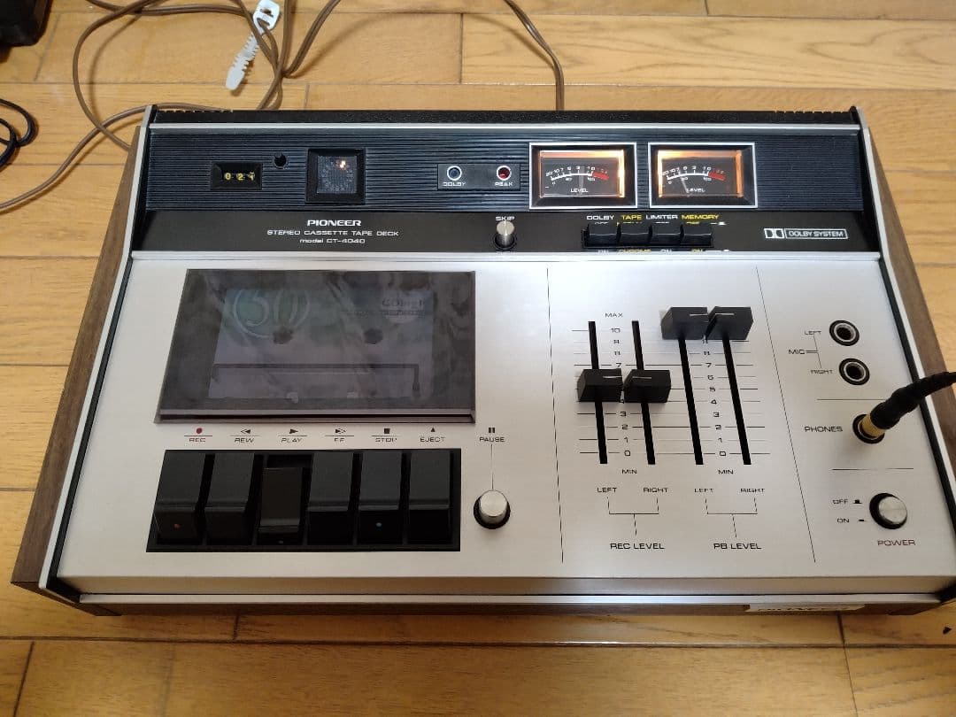 メンテ済 パイオニア PIONEER CT-4040A カセットデッキ レア機