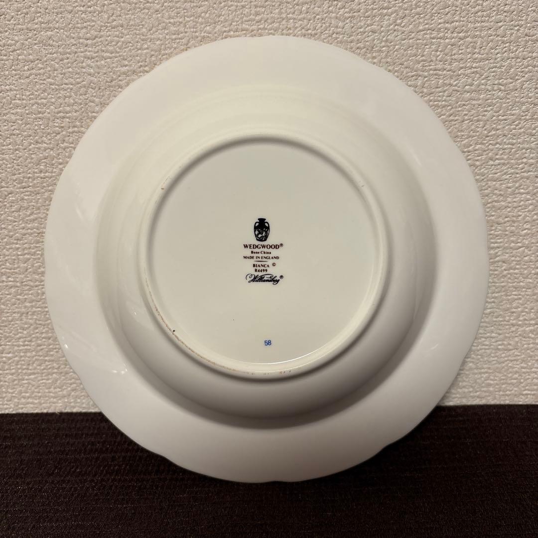ウェッジウッド　ビアンカ　スーププレート　パスタプレート