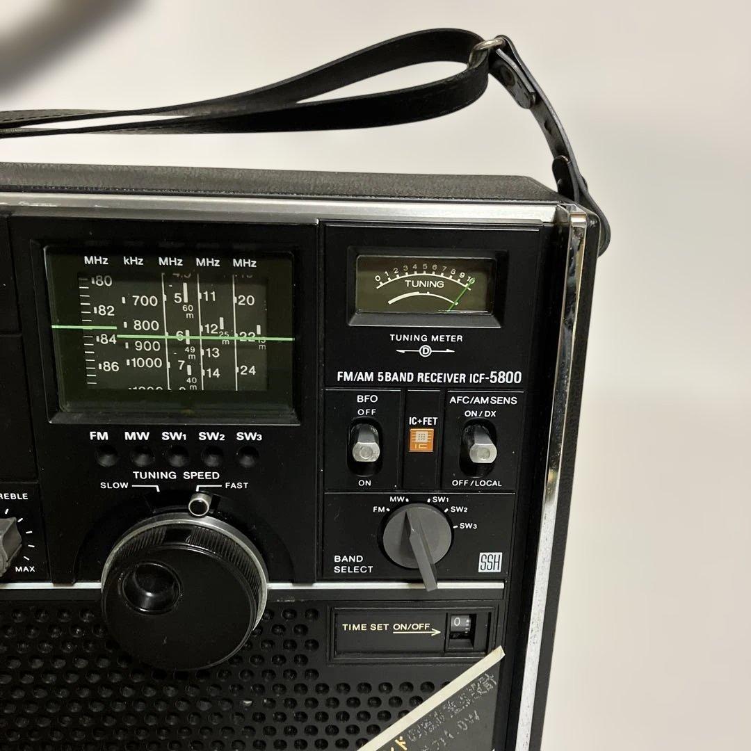 ソニーＢＣＬラジオ　ＩＣＦー５８００　　　　スカイセンサー　完動品