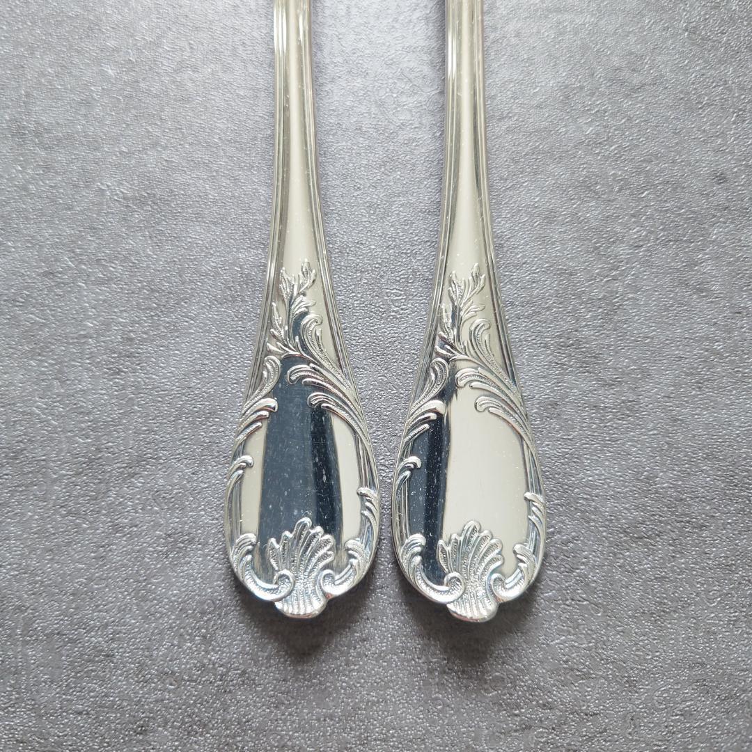 希少 美品 クリストフル マルリー サラダフォーク 2点