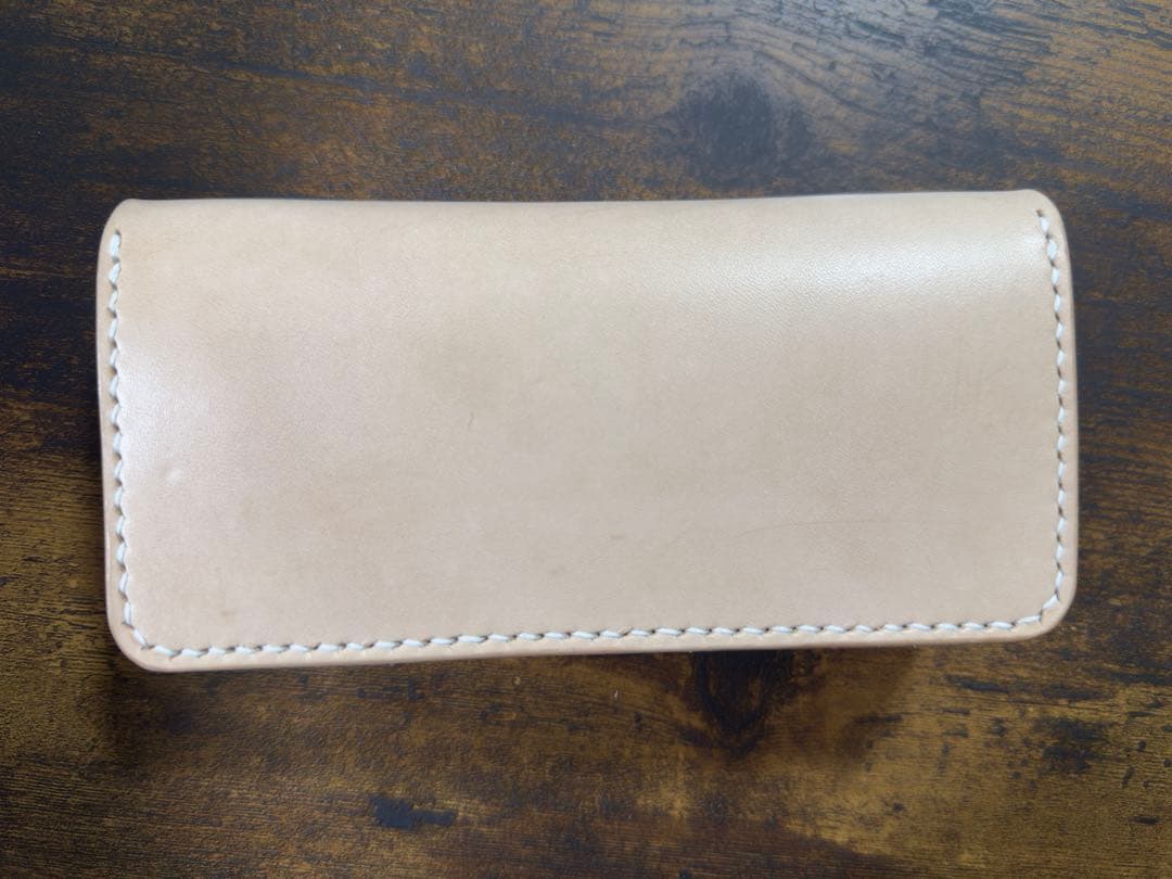 tracker wallet long 【国産ヌメ革】ナチュラル三層