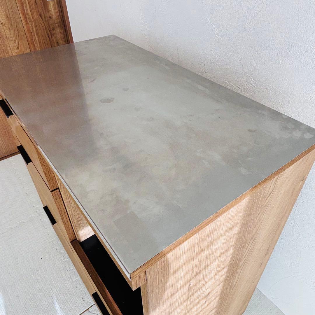 unico ADDAY アディ キッチンカウンター W820 欠けあり 価格反映