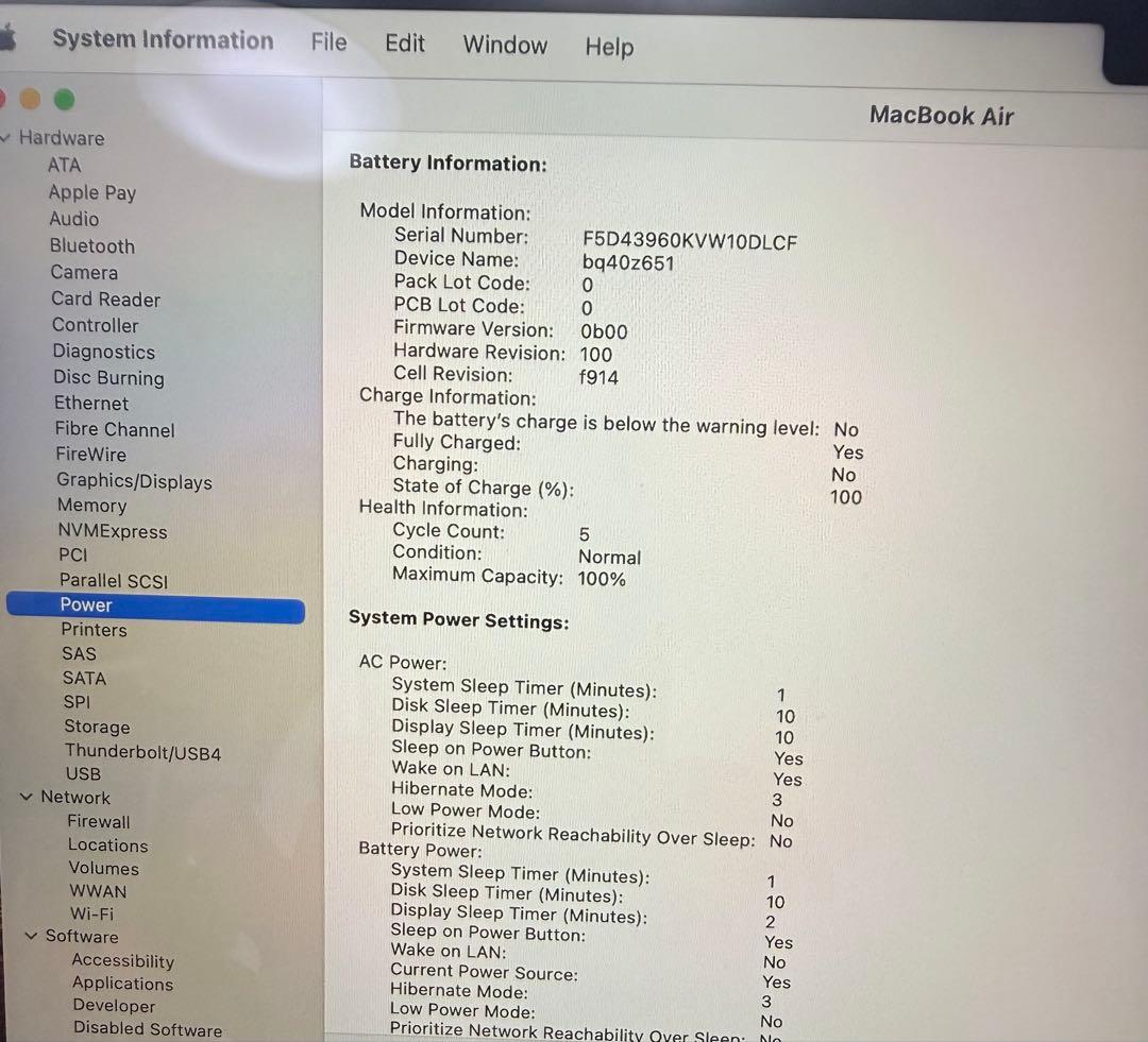 MacBook Air 2022 16GB 256GB 未使用に近い
