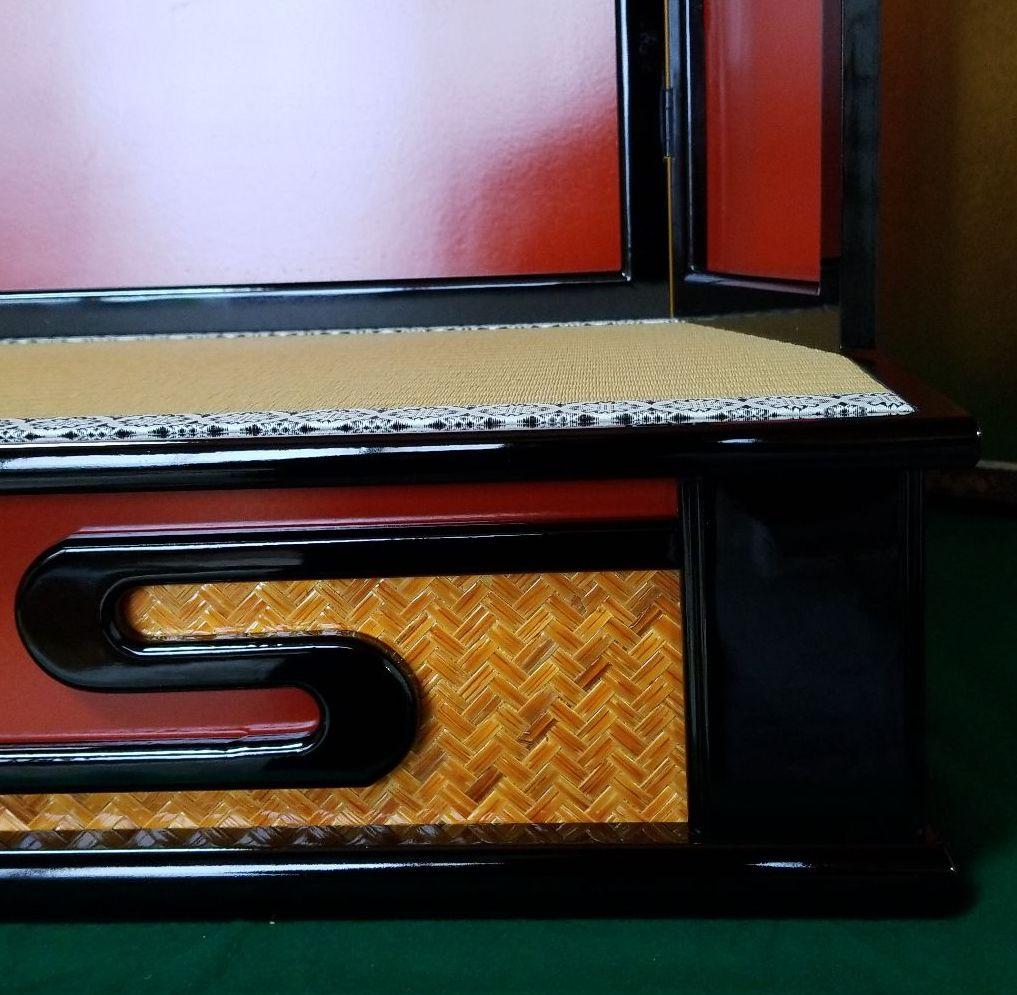 五月人形　台と屏風　コンパクトタイプ