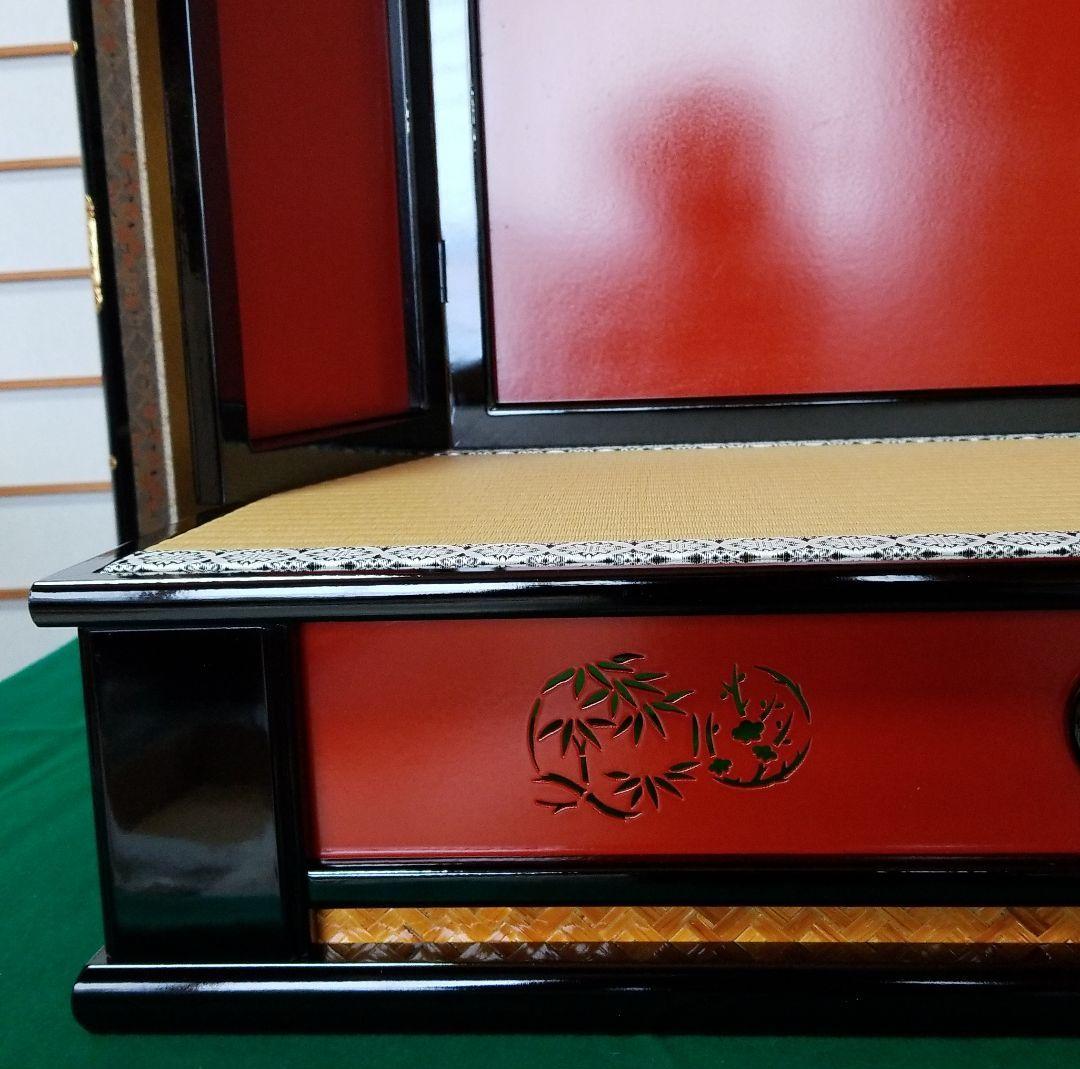 五月人形　台と屏風　コンパクトタイプ