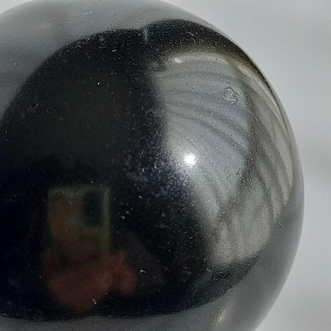 高品質レア◇ブラックトルマリンスフィア*b 53mm・234g／天然石 丸玉