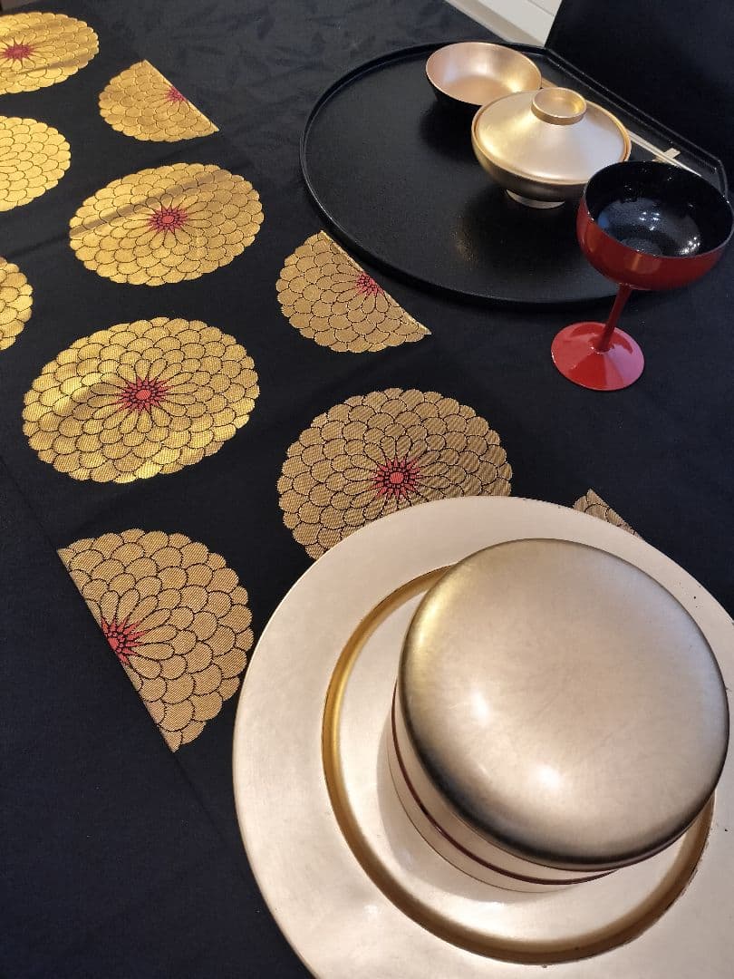 A950★逸品‼️全通帯‼️ひな祭り‼️テーブルランナー2m10cm