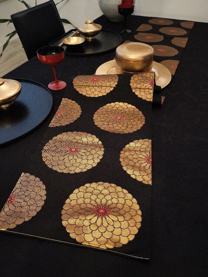 A950★逸品‼️全通帯‼️ひな祭り‼️テーブルランナー2m10cm