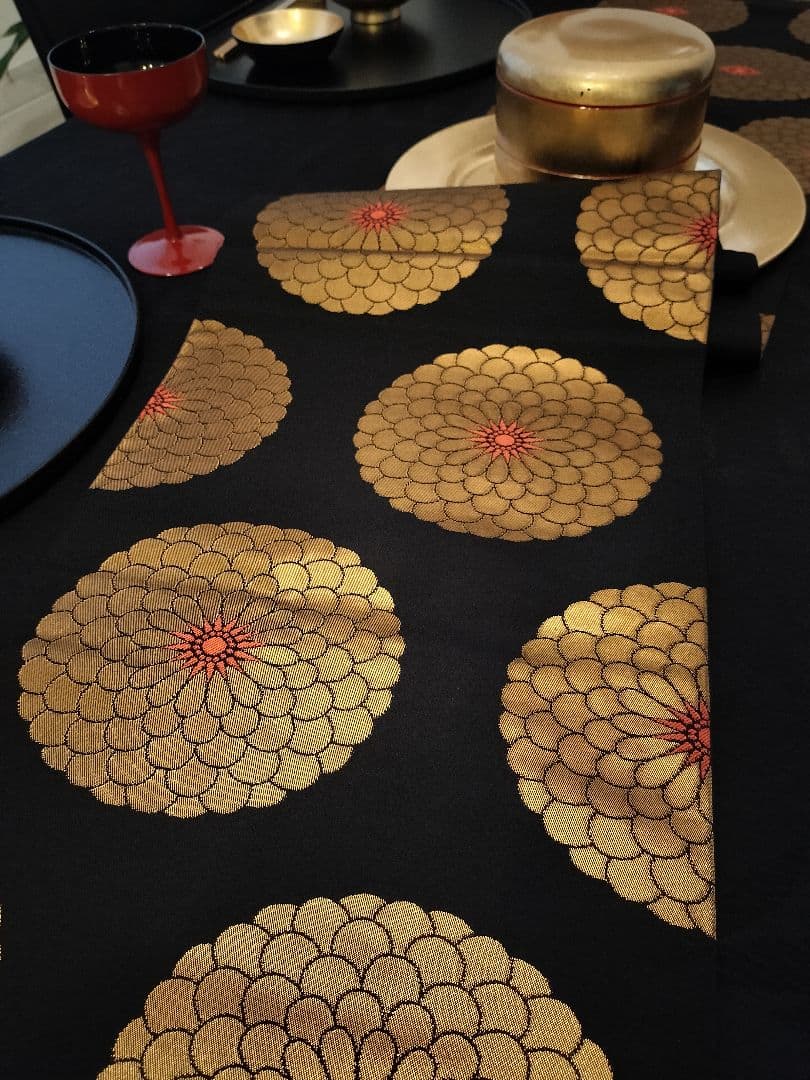 A950★逸品‼️全通帯‼️ひな祭り‼️テーブルランナー2m10cm