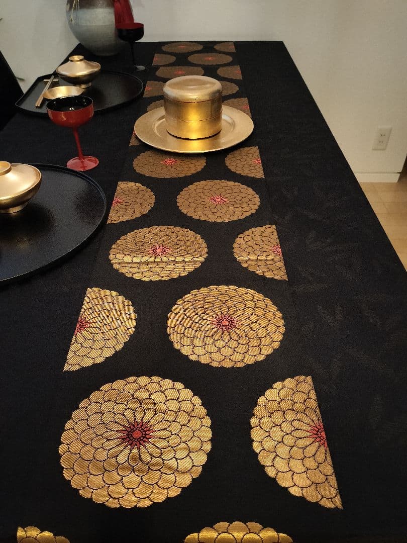 A950★逸品‼️全通帯‼️ひな祭り‼️テーブルランナー2m10cm